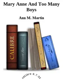 Mary Anne And Too Many Boys