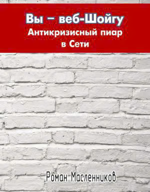 Вы – веб-Шойгу. Антикризисный пиар в Сети