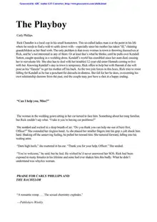 [Carly Phillips] The Playboy (The Chandler Brother(Bookos.org)