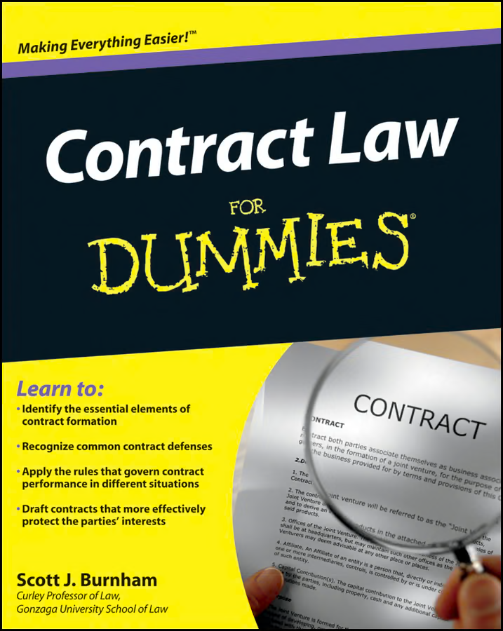Contract Law For DummiesВ®