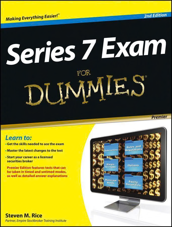 Series 7 Exam For DummiesВ®