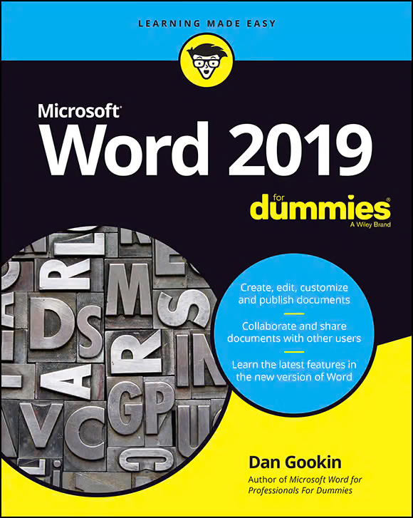 Word 2019 For DummiesВ®