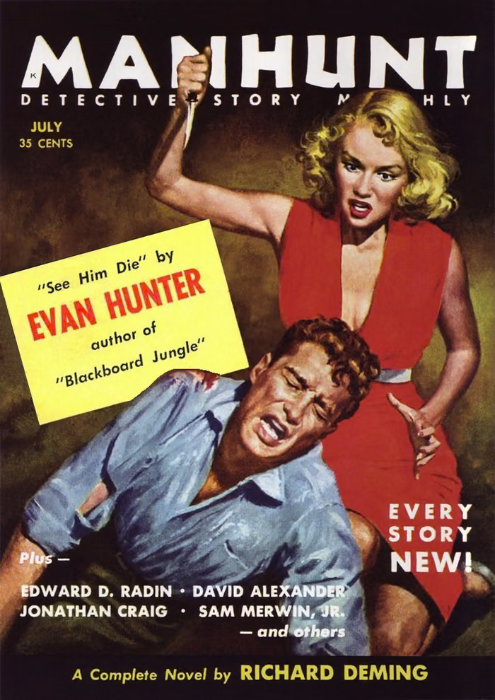 Manhunt. Volume 3, Number 7, July, 1955