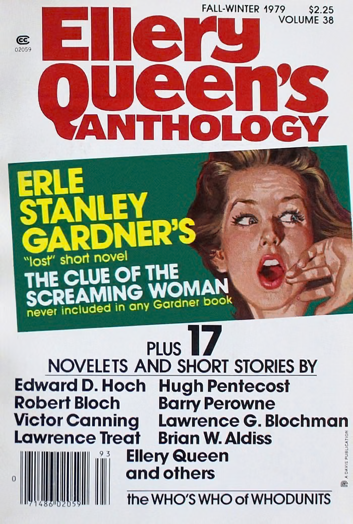 Ellery QueenвЂ™s Anthology. Volume 38, Fall/Winter 1979