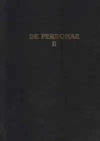 De Personae / О Личностях. Том II