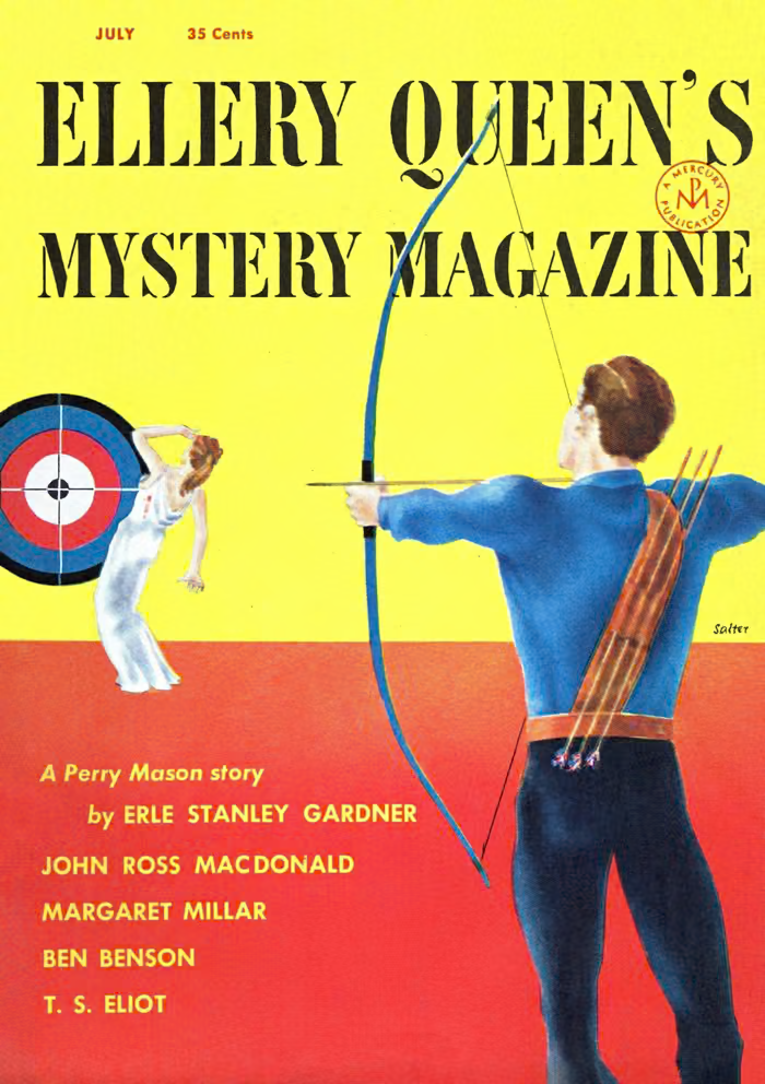 Ellery QueenвЂ™s Mystery Magazine. Vol. 24, No. 1. Whole No. 128, July 1954